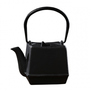 Traditional Square Authentic Tetsubin Cast Iron Teapot - 700ml