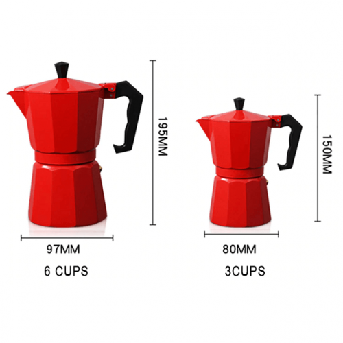 Stovetop Coffee Espresso Maker - Dimension
