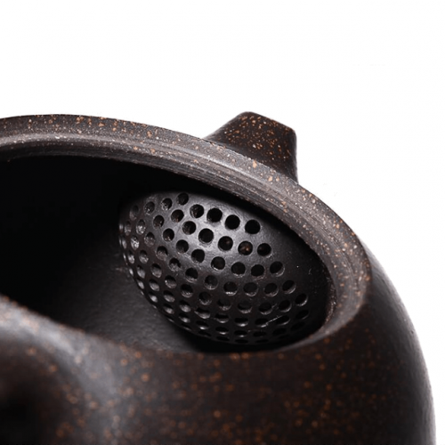 Traditional Chinese Handmade Purple Clay Teapot - Inside View