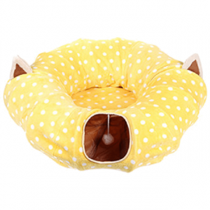 360 Degree Collapsible Round Cat Play Tunnel
