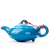 Miniature Crackle Glaze Porcelain Teapot 150ml - Light Blue