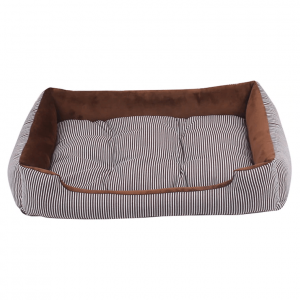Soft Fleece Dog Bed - Brown Colour