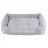 Soft Fleece Dog Bed - Grey Colour