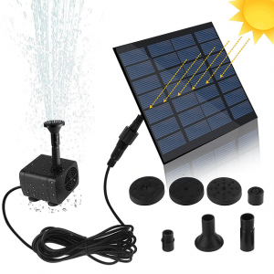 Solar Powered Fountain Pump Kit