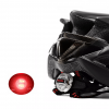 Black Ventilated Bicycle Helmet - Built in LED