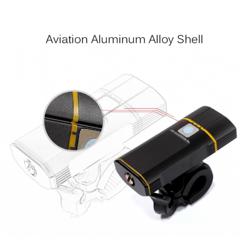 IP6 Waterproof Front Bicycle LED Headlight - Aviation Alloy Shell