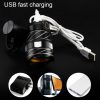 IP65 Front Bicycle LED Headlight - USB Fast Charging