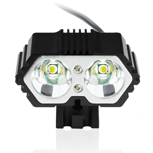 IP7 Waterproof 6000 Lumens Bicycle LED Headlight - Front View
