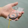 Orienteering Outdoor Survival Camping Hiking Compass - On Hand Display