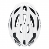 Ventilated Lightweight White Bicycle Helmet - Top View