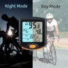 Wireless Bicycle Computer LCD Bike Speedometer - Day Night Mode