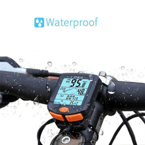 Wireless Bicycle Computer LCD Bike Speedometer - Waterproof