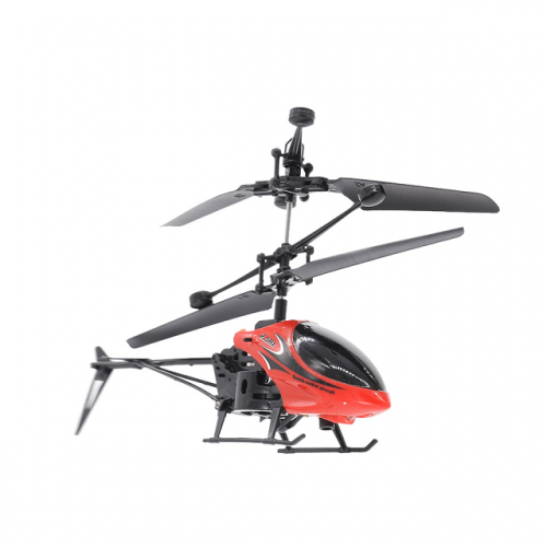 USB Rechargeable 2 Channel Mini Remote Control Helicopter - Red