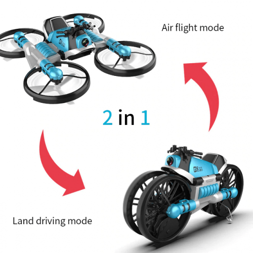 Motorcycle Mini Quadcopter Drone - Product Detail