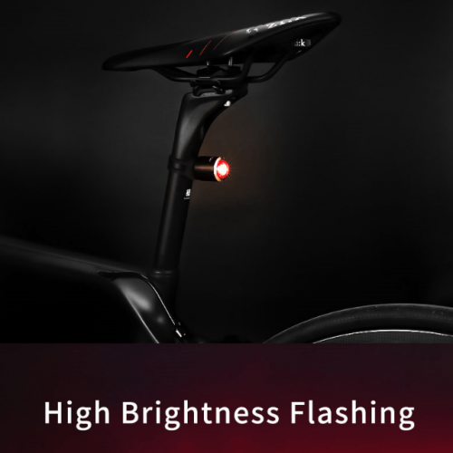 USB Rechargeable Mini LED Bicycle Rear Light - Flashing Demo
