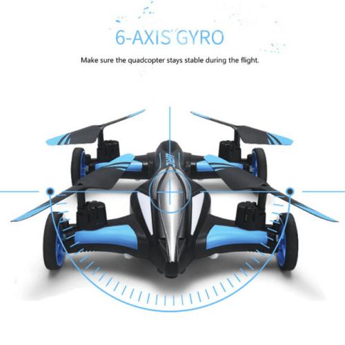 Remote Control Flying Car Drone - 6 Axis Gyro