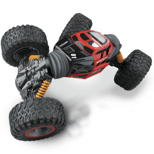 Remote Control Red 4WD Double Sided Vehicle - Top View
