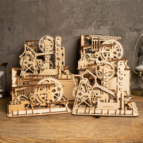 DIY Marble Run Coaster Wooden Model Kit - Display