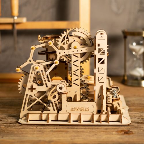 DIY Marble Run Coaster Wooden Model Kit - Tower Display