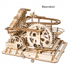 DIY Marble Run Coaster Wooden Model Kit - Waterwheel Coaster