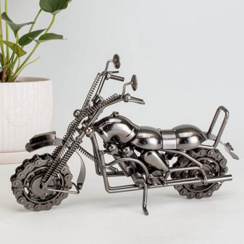 Retro Motorcycle Metal Model Kit - Display 1
