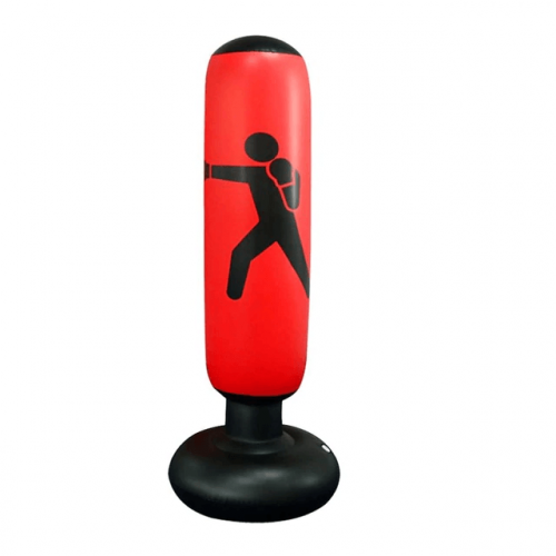 Free Standing Inflatable Boxing Bag - Red