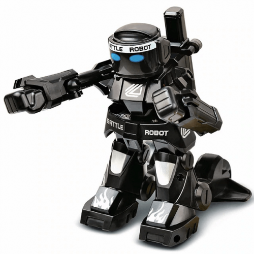 Remote Control Battle Boxing Robot - Black