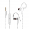 Wired Sports Ear Hook Headphone - White