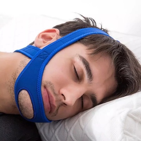 Anti Snoring Chin Strap Helps Your Partner Sleep Better