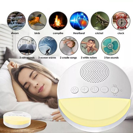 White Noise Sound Machine for Better Sleep for Your Partner