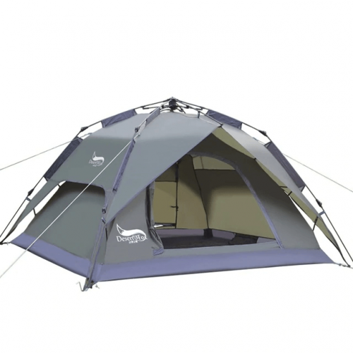 Multifunctional Automatic 3 Persons Camping Tent - Grey