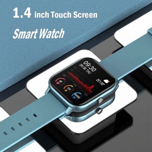 IP67 Waterproof Smart Watch Fitness Tracker - 1.4 Inch Touch Screen