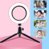 Portable Dimmable Ring Light with Stand - Display 1