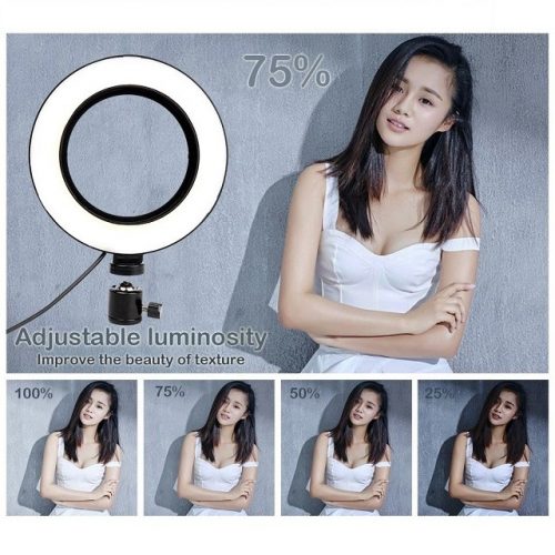 Portable Dimmable Ring Light with Stand - Luminosity