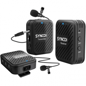 Compact Wireless Microphone System - 2TX 1RX
