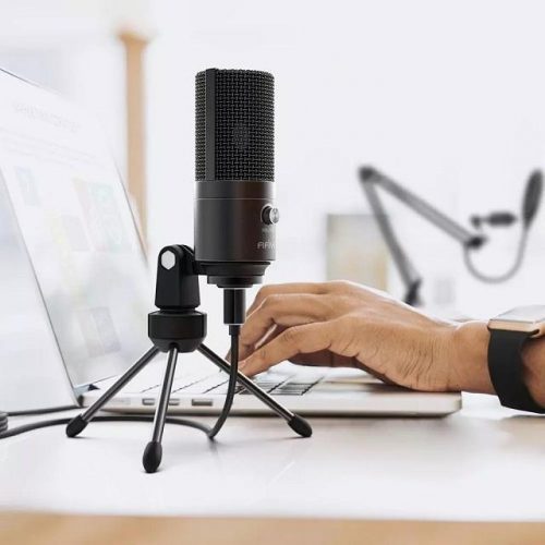 Condenser Studio USB Microphone Kit - Tripod Stand
