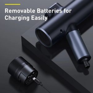 Cordless Portable Car Washer Gun - Removeable Batteries