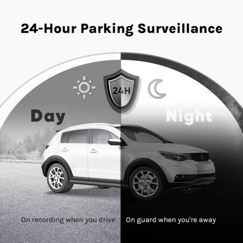 Dual Sight Channel Dash Cam with GPS - 24 Hr Parking Surveillance