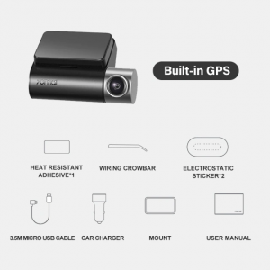 Dual Sight Channel Dash Cam with GPS - In The Box