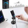 Real-Time USB Microphone for Recording - Volume Knob