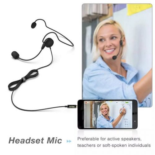 Vlogging Lavalier Lapel Microphone - Headset Mic