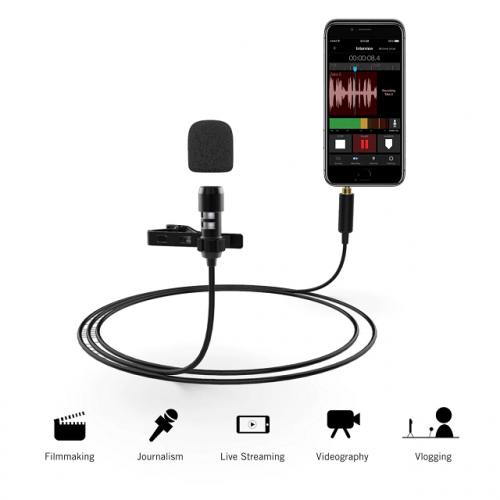 Vlogging Lavalier Lapel Microphone Kit - Applications