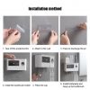 Bathroom Storage Wall Unit with Toothbrush Holder - Installation Method
