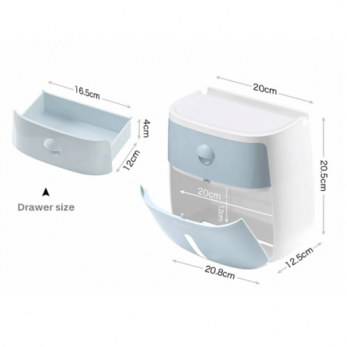 Toilet Paper Holder Storage Unit - Dimension