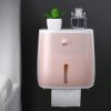 Toilet Paper Holder Storage Unit - Pink