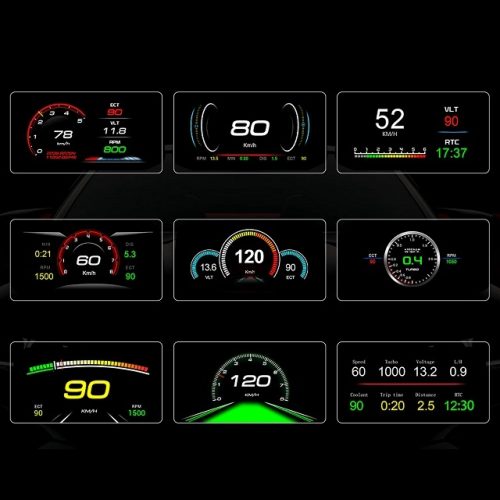 Head Up Display Speedometer - Display Options