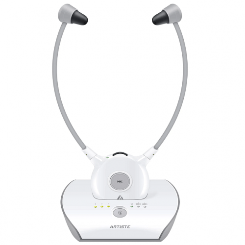 Wireless TV Listening System for Hearing Impaired In Ear Headset